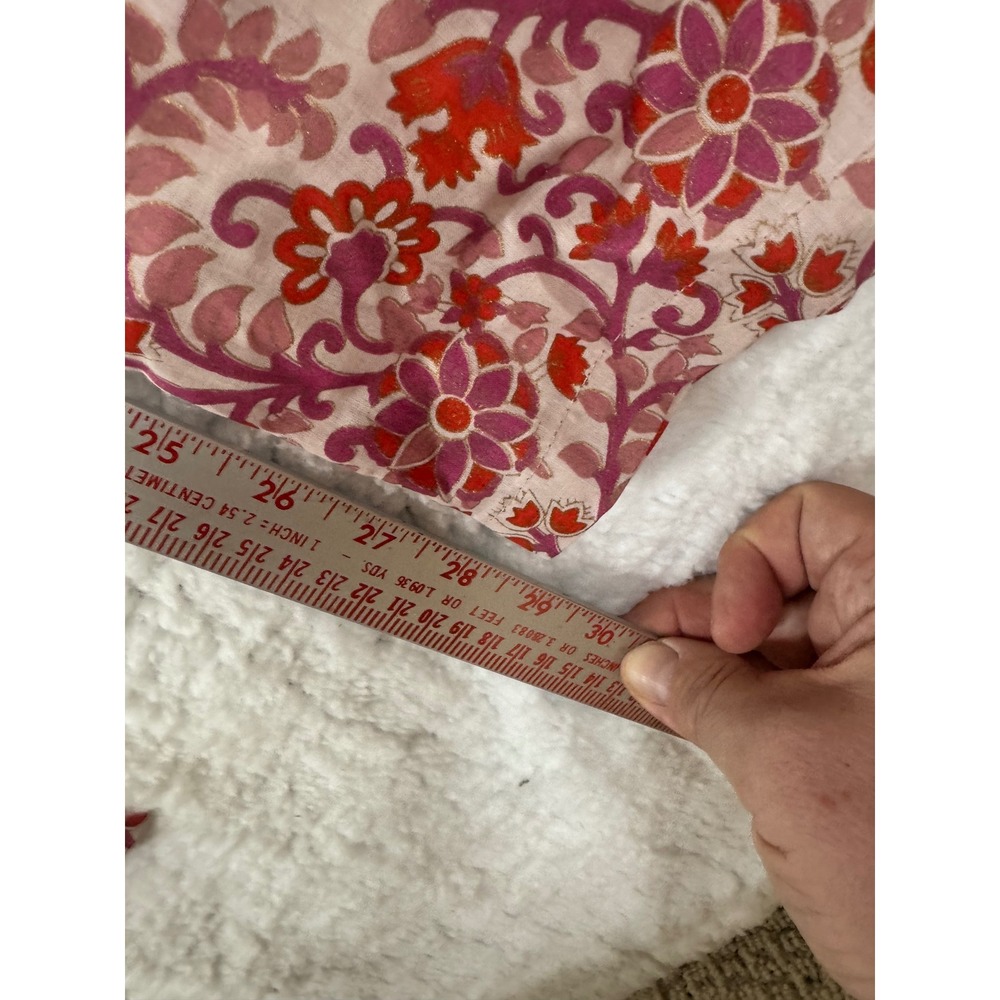 Janasya Floral Print Women's Pants‎ Elastic Waist 3XL Plus Size Casual - Picture 4 of 5